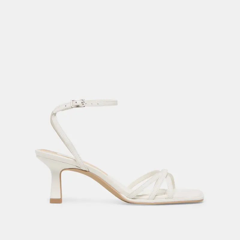 Manji Heels True White Leather 1