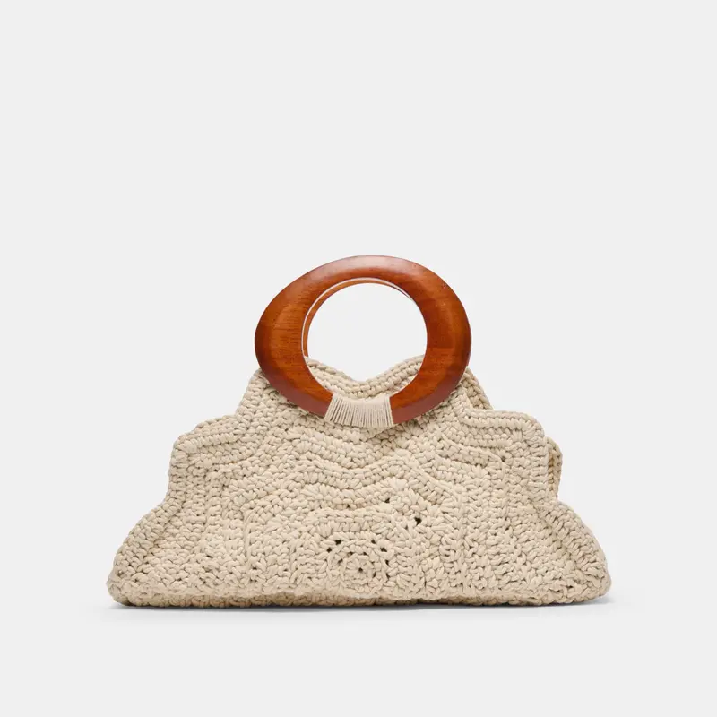 Maren Handbag Ivory Crochet 1