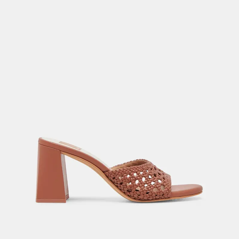 Margoe Heels Cognac Woven Stella 1