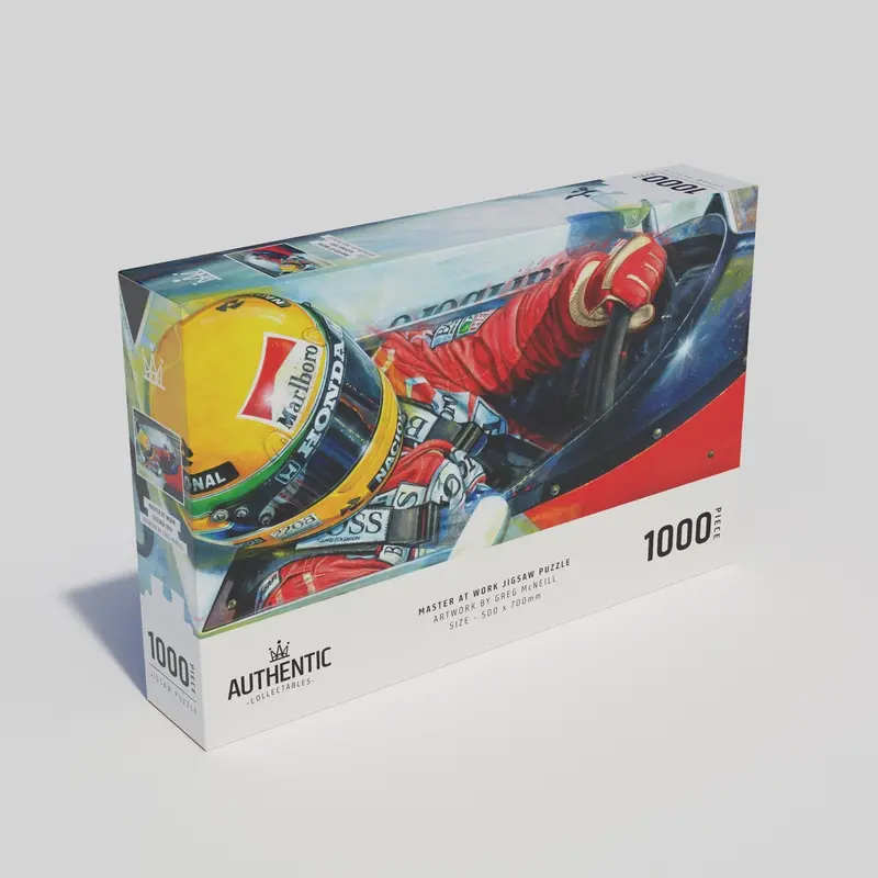 Master At Work Ayrton Senna -- Jigsaw Puzzle -- Authentic Collectables 2