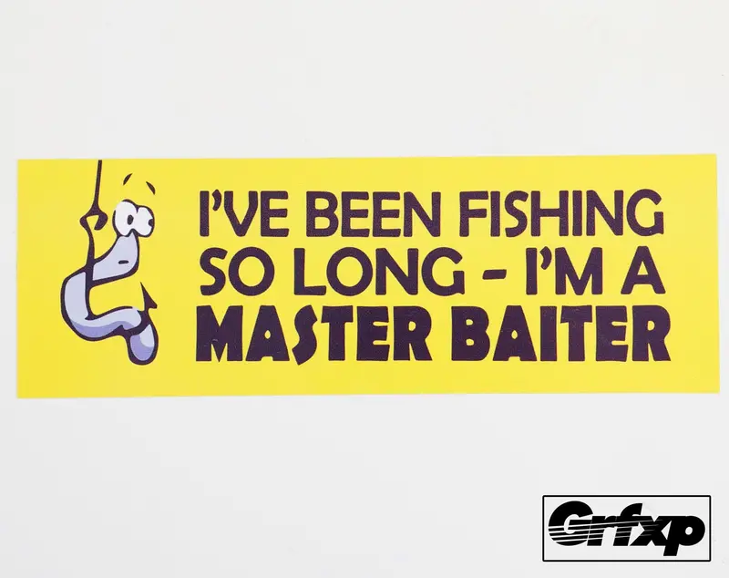 Master Baiter Printed Sticker (From Dirty Grandpa) 1
