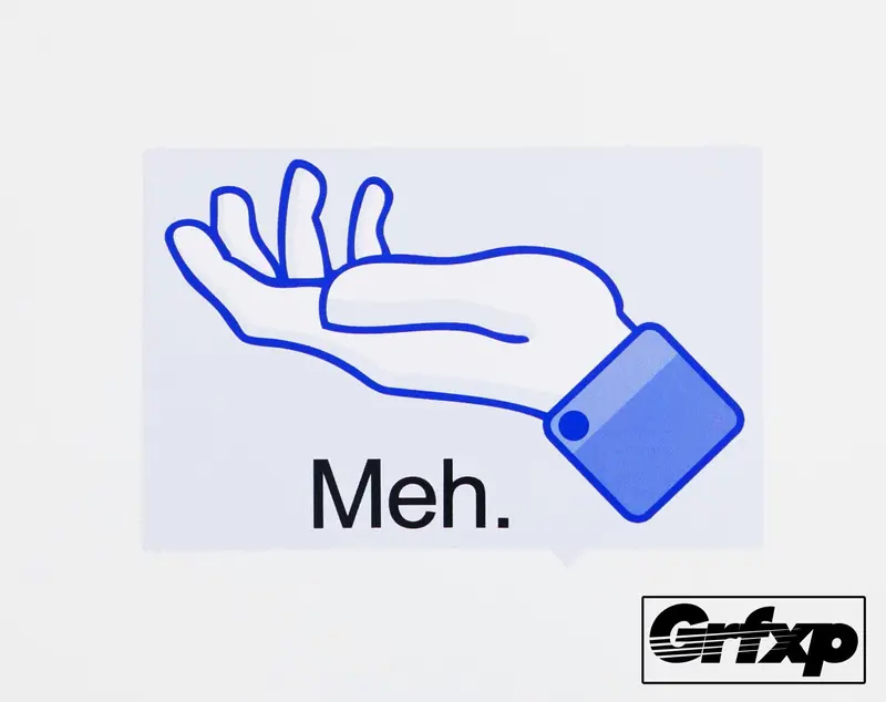 Meh Thermal Printed Sticker 1