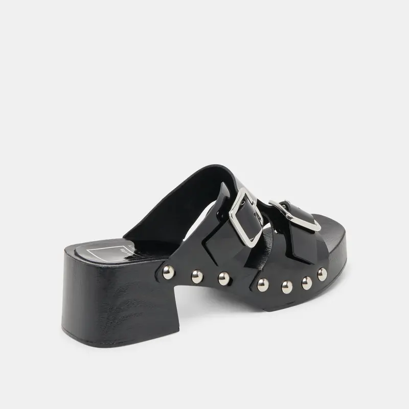 Melody Heels Black Leather 3