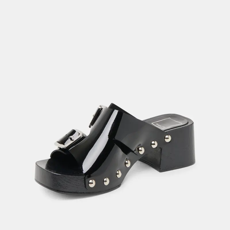 Melody Heels Black Leather 4