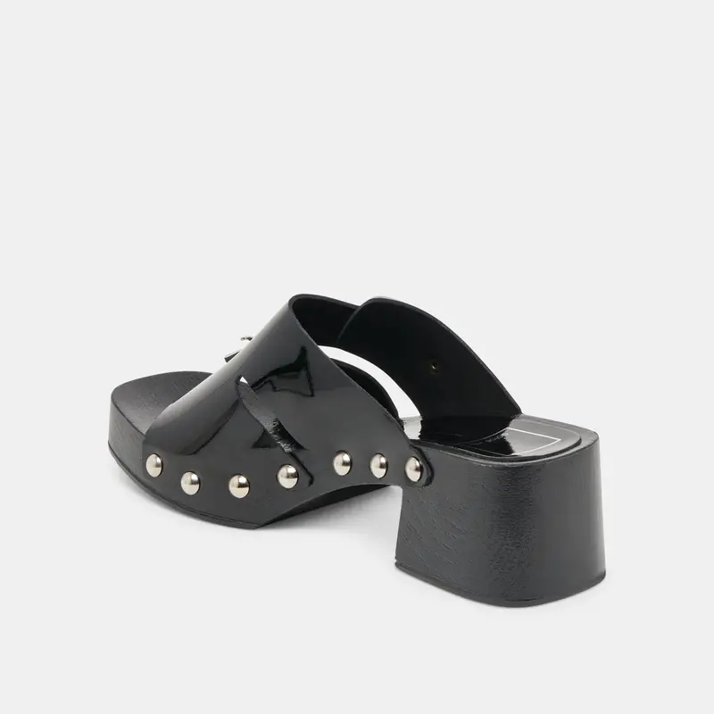 Melody Heels Black Leather 5