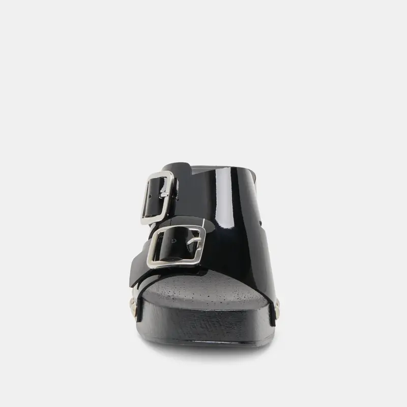Melody Heels Black Leather 6