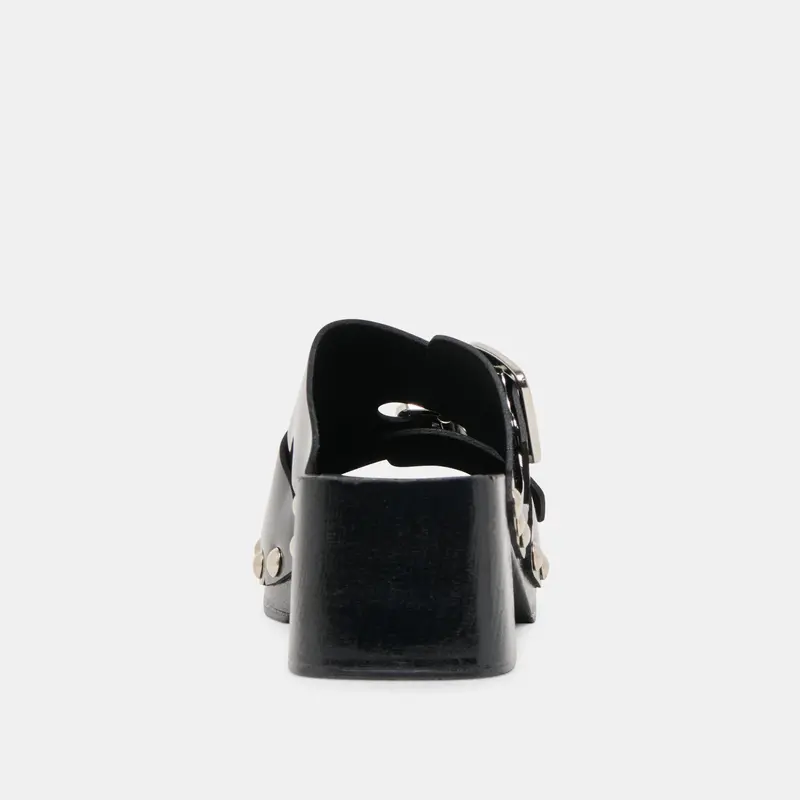 Melody Heels Black Leather 7