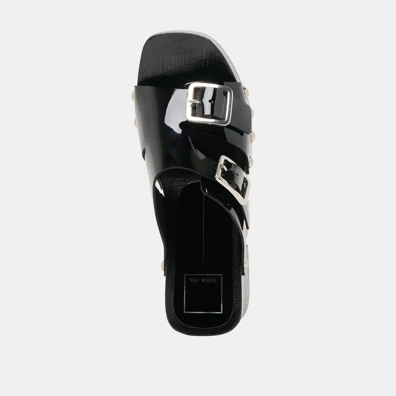 Melody Heels Black Leather 8