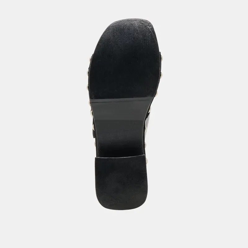 Melody Heels Black Leather 9