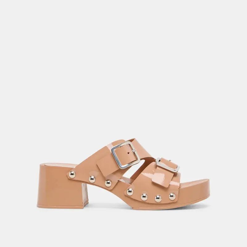 Melody Heels Tan Leather 1