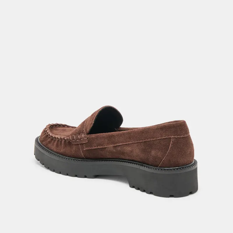 Merek Loafers Dk Brown Suede 7