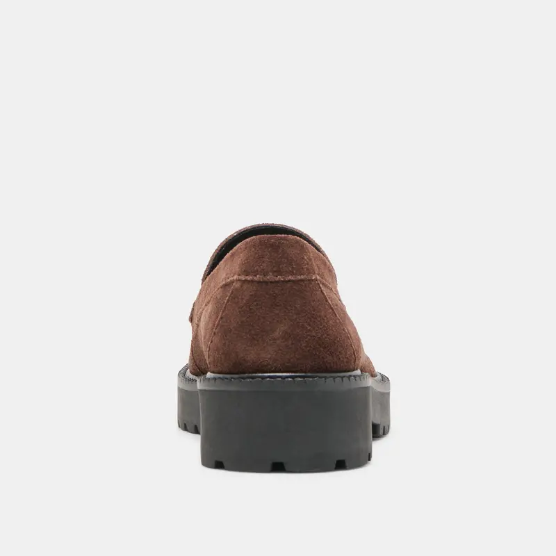 Merek Loafers Dk Brown Suede 9