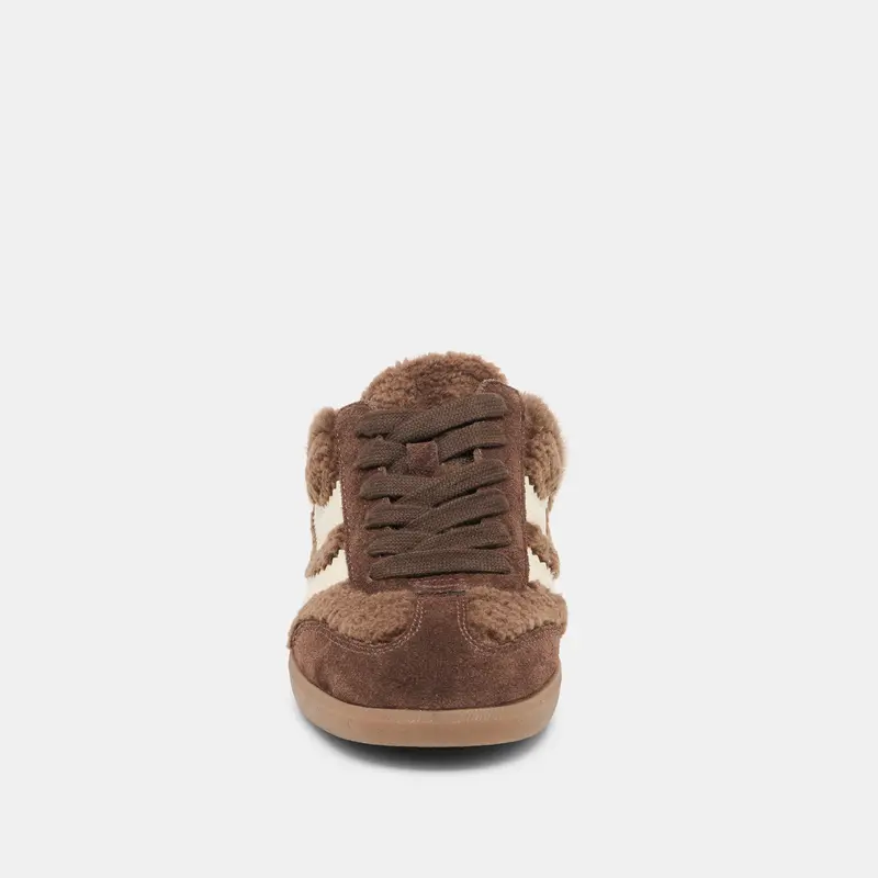 Merit Slide Plush Sneakers Dk Brown Plush 6