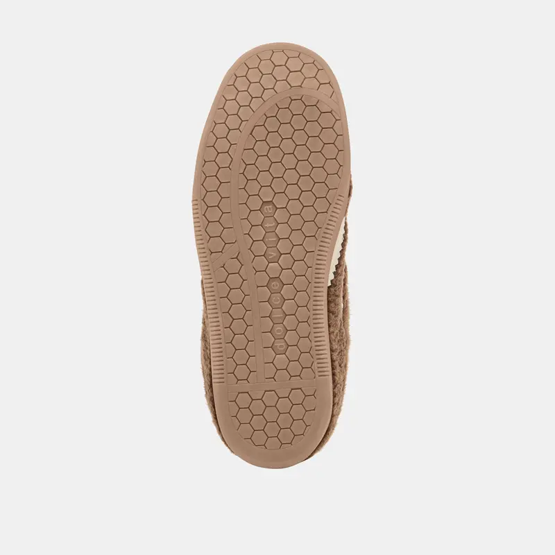 Merit Slide Plush Sneakers Dk Brown Plush 9