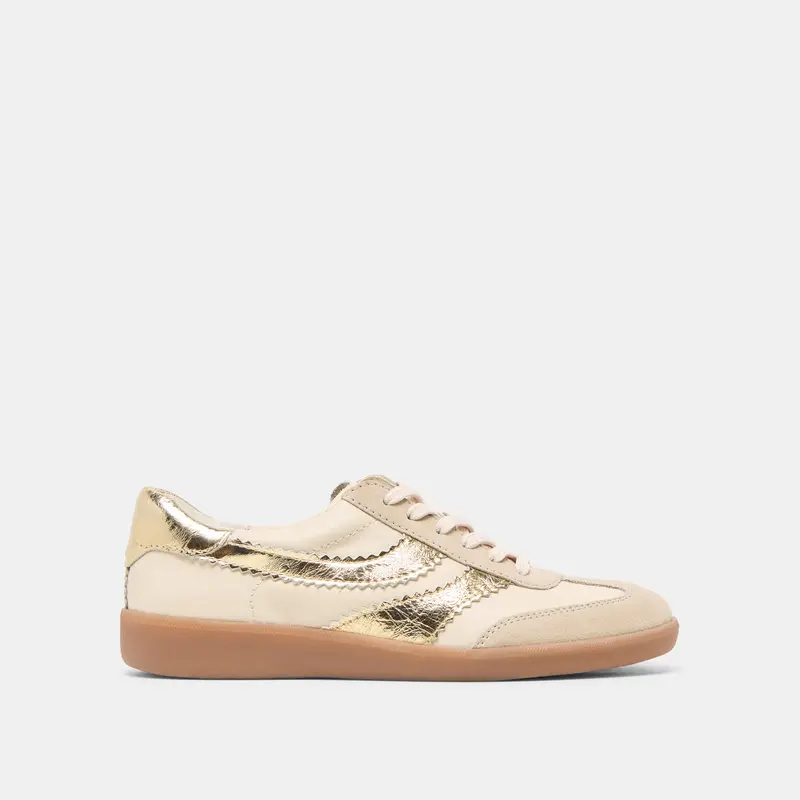 Merit Sneakers White Gold Leather 1