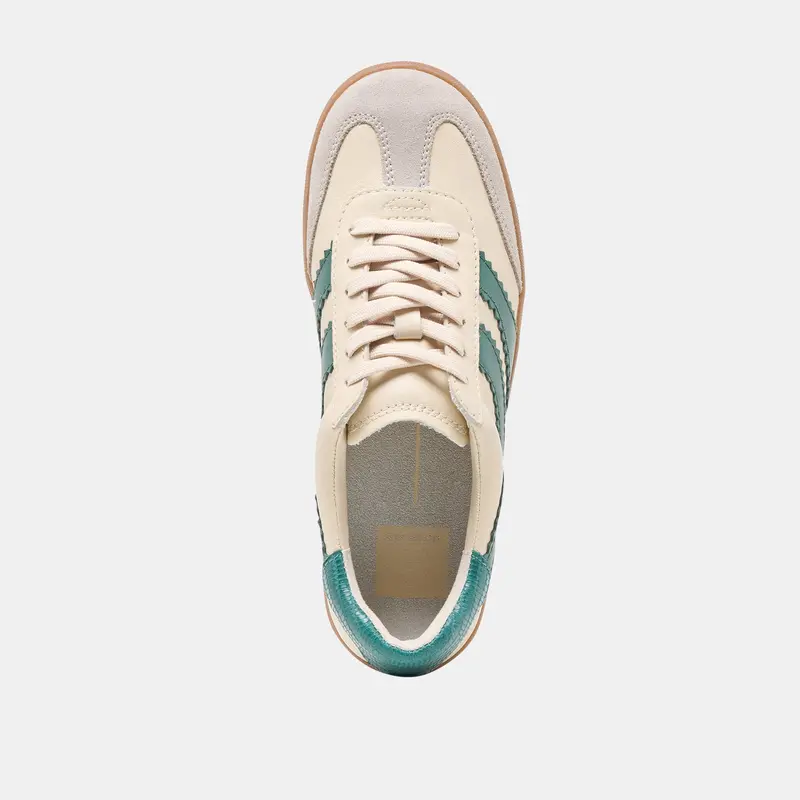 Merit Sneakers White Green Leather 10