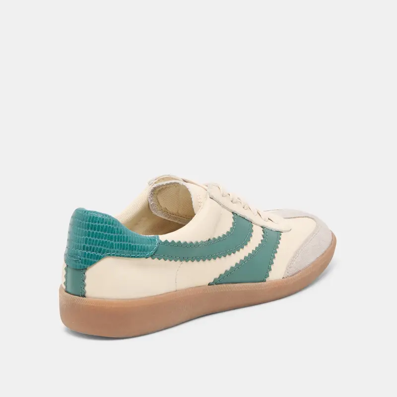 Merit Sneakers White Green Leather 5