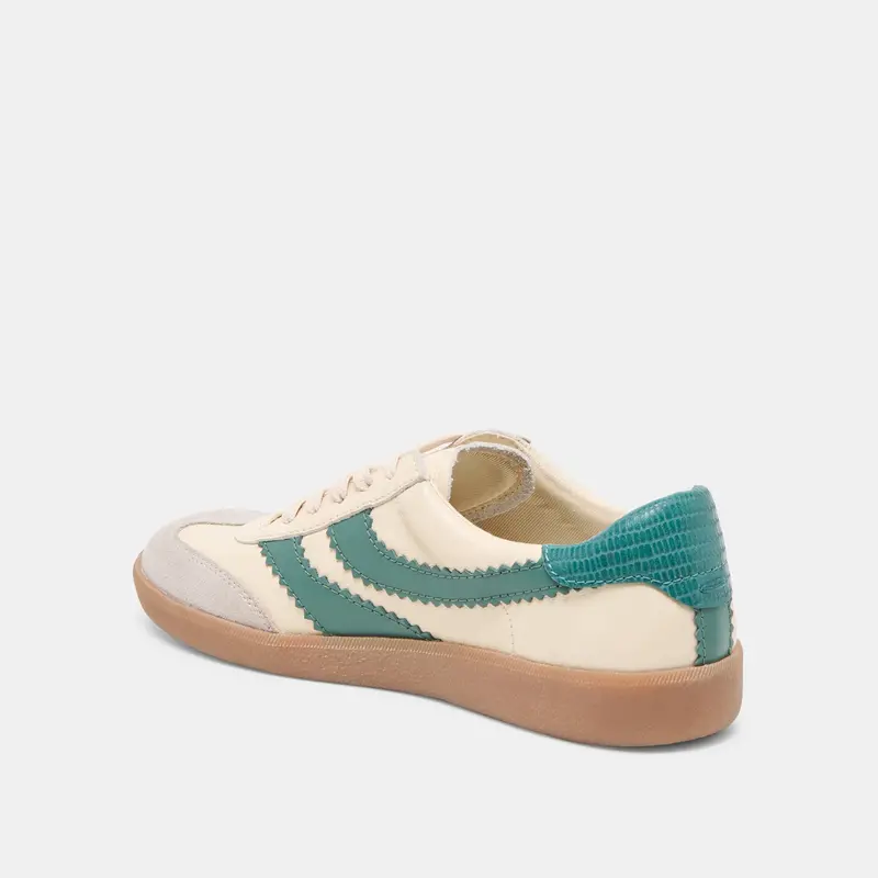 Merit Sneakers White Green Leather 7