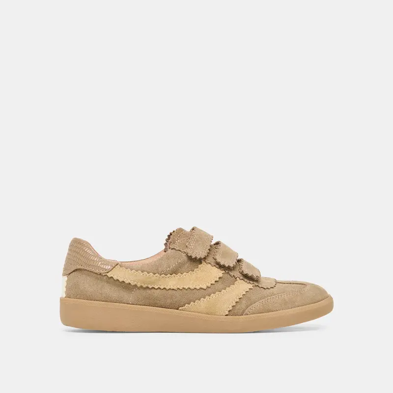 Merit Velcro Sneakers Taupe Multi Leather 1