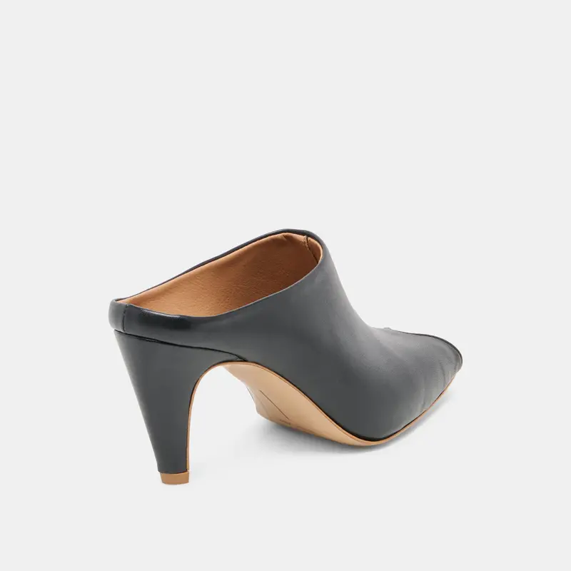 Mery Heels Black Leather 3