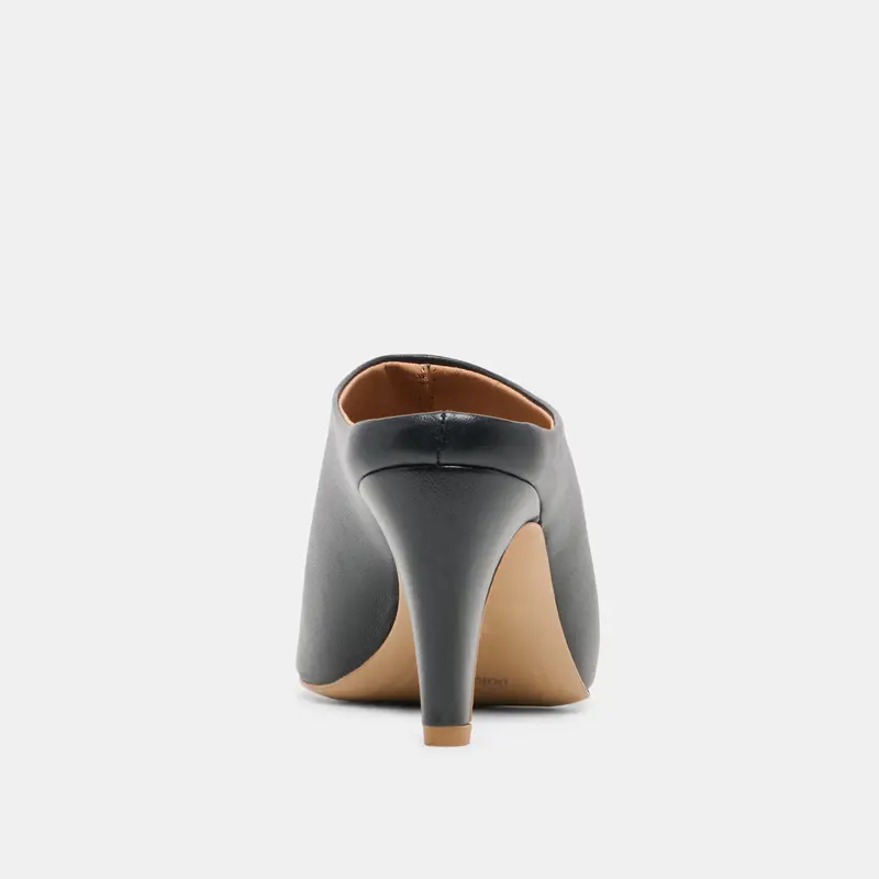 Mery Heels Black Leather 7