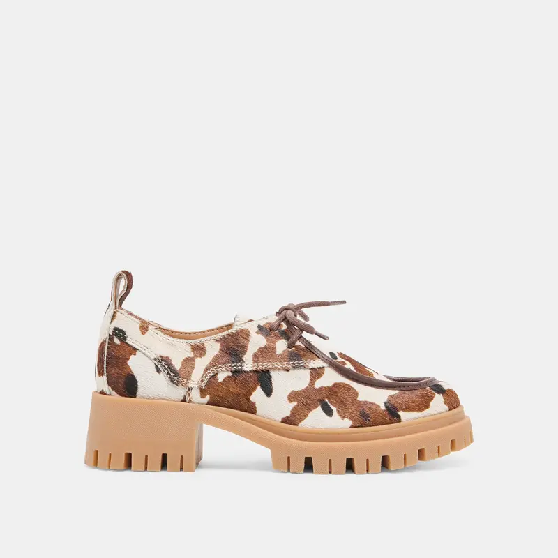 Milza Loafers Cocoa Calf Hair 1