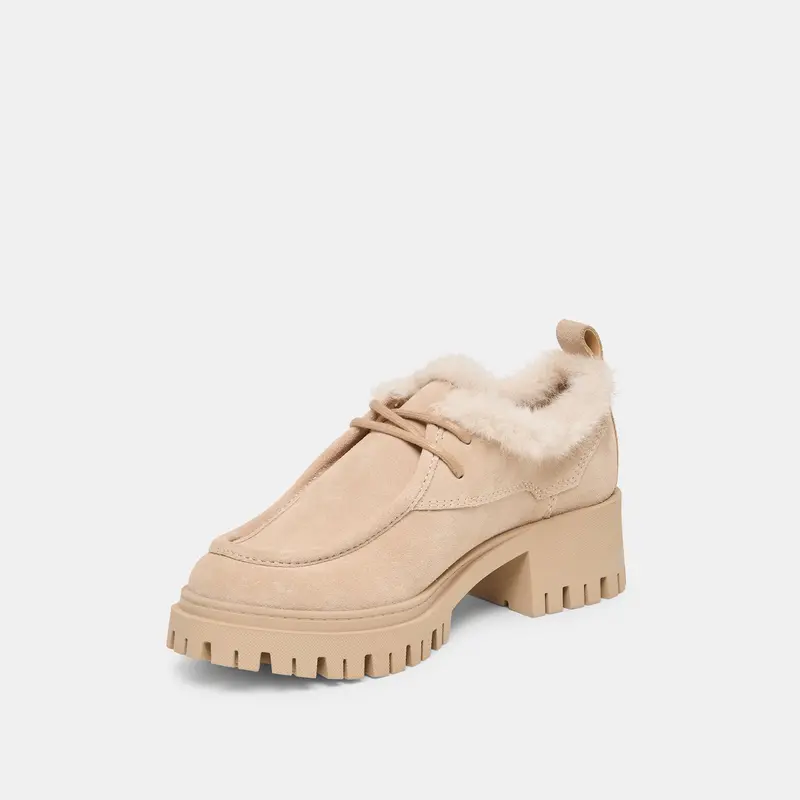 Milza Plush Loafers Dune Suede 4