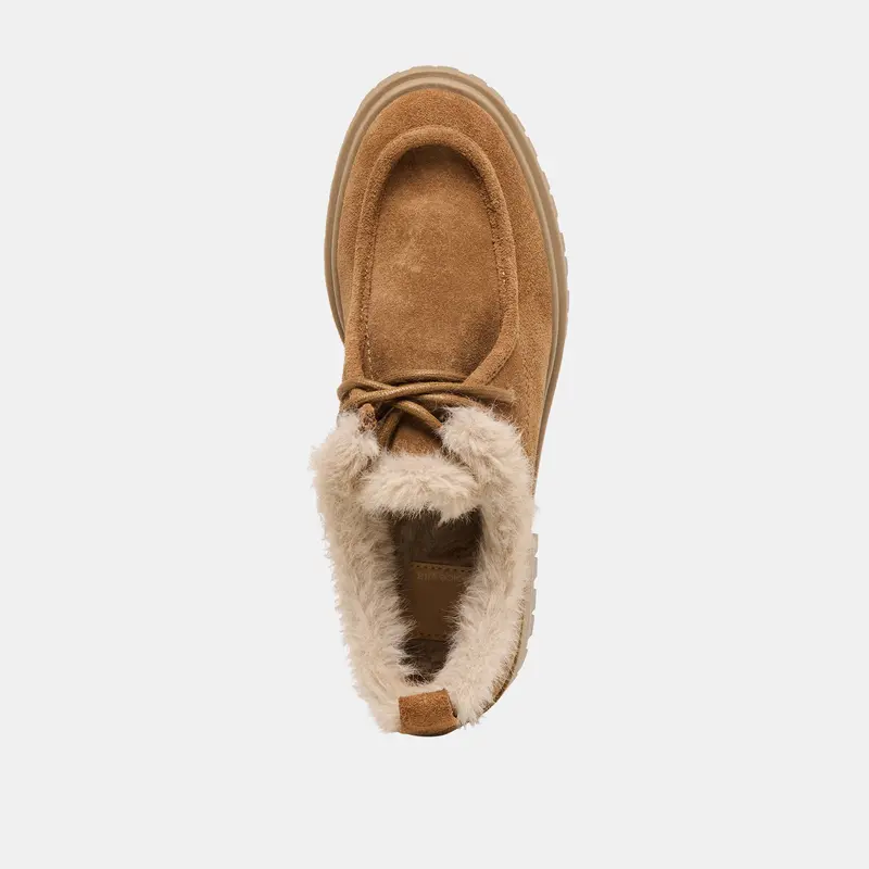 Milza Plush Loafers Lt Brown Suede 10