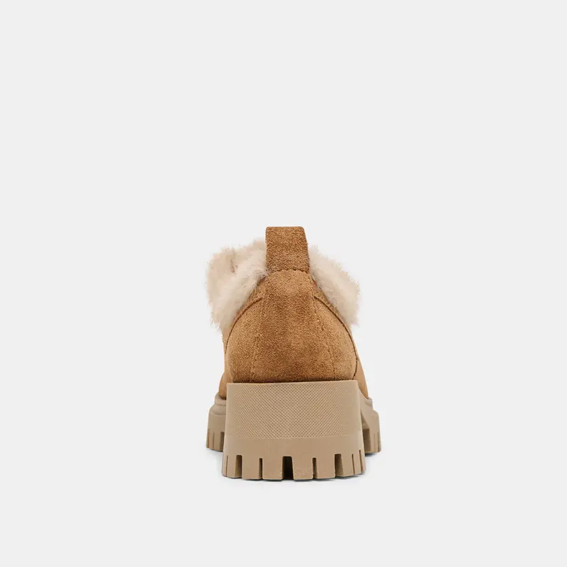 Milza Plush Loafers Lt Brown Suede 9
