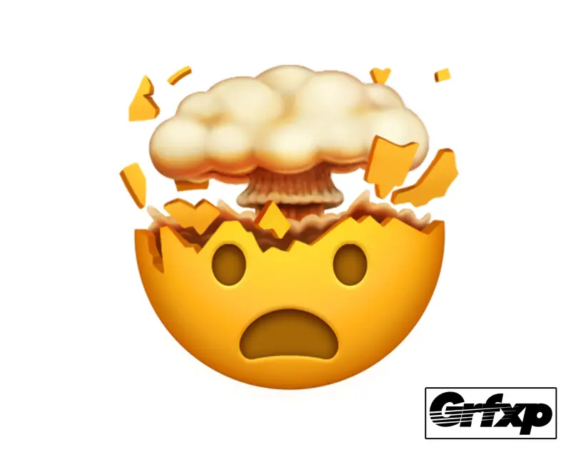 Mind, Blown! Emoji Sticker 1