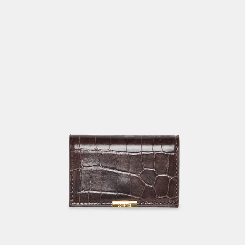 Mini-Me Wallet Brown Croco Stella 1