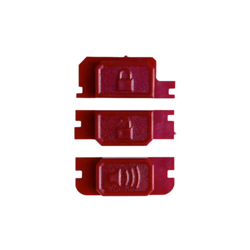 Minimalist Fob Buttons-Red 1