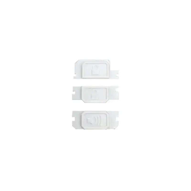 Minimalist Fob Buttons - White 1