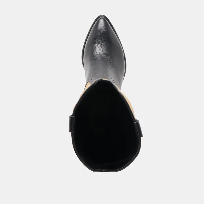 Mirla Boots Black Multi Leather 10