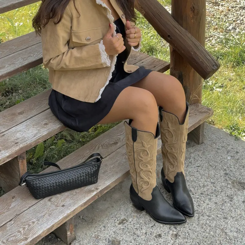 Mirla Boots Black Multi Leather 2