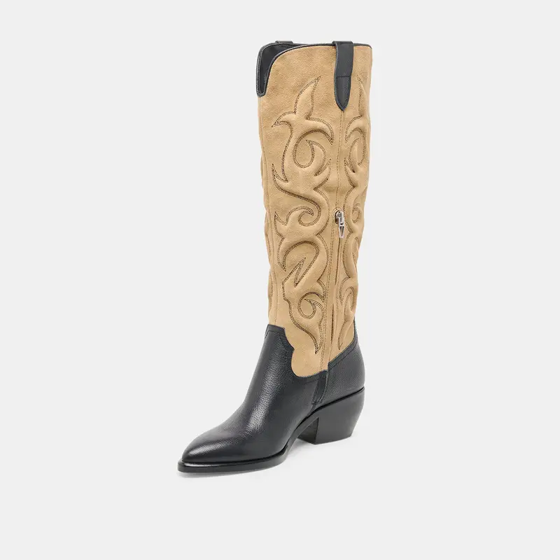 Mirla Boots Black Multi Leather 6