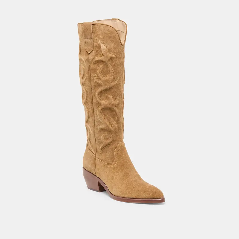Mirla Boots Lt Brown Suede 3