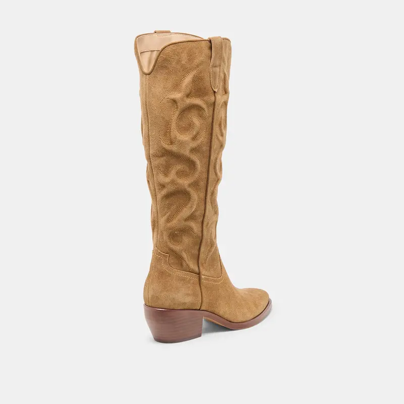 Mirla Boots Lt Brown Suede 5