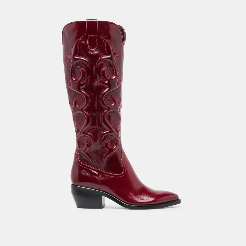 Mirla Boots Oxblood Leather 1