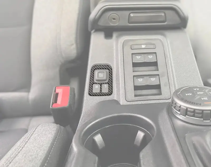 Mirror Control Switch Accent Overlay Fits 2021-2026 Ford Bronco 1
