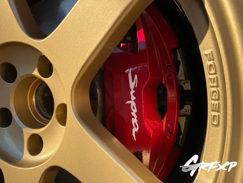 Mk5 Toyota Supra Brake Caliper Stickers (2 Pack) 1