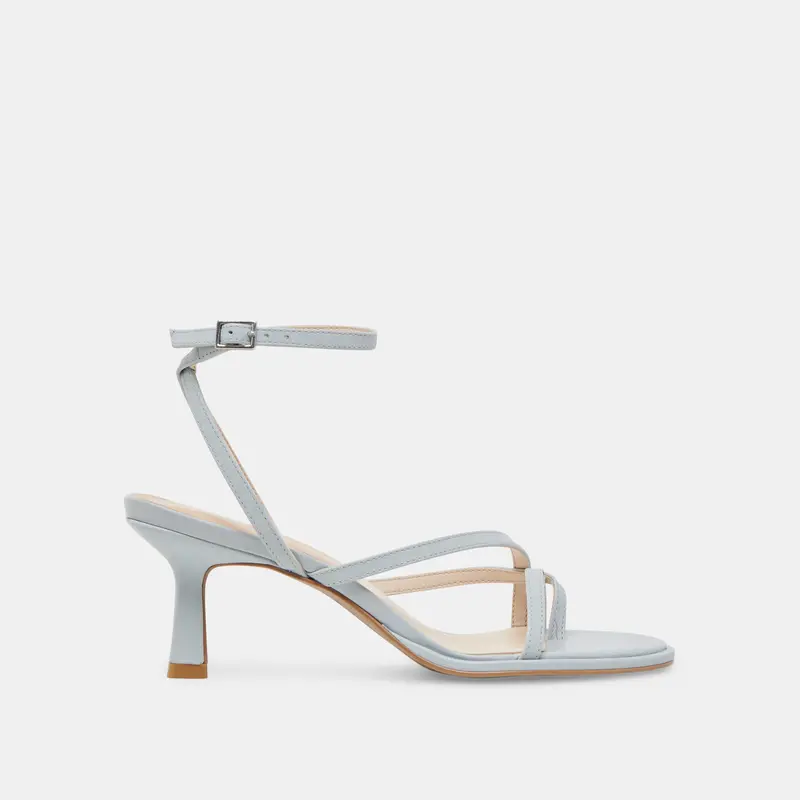 Morah Heels Ice Blue Leather 1