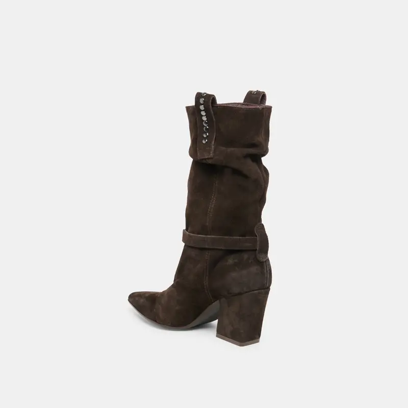 Morla Boots Dk Brown Suede 4