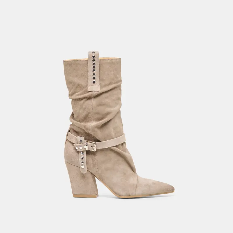 Morla Boots Taupe Suede 1