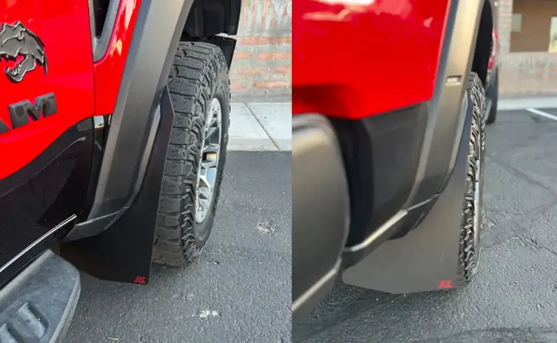 Mud Flaps For 2025+ Dodge Ram Rho 1