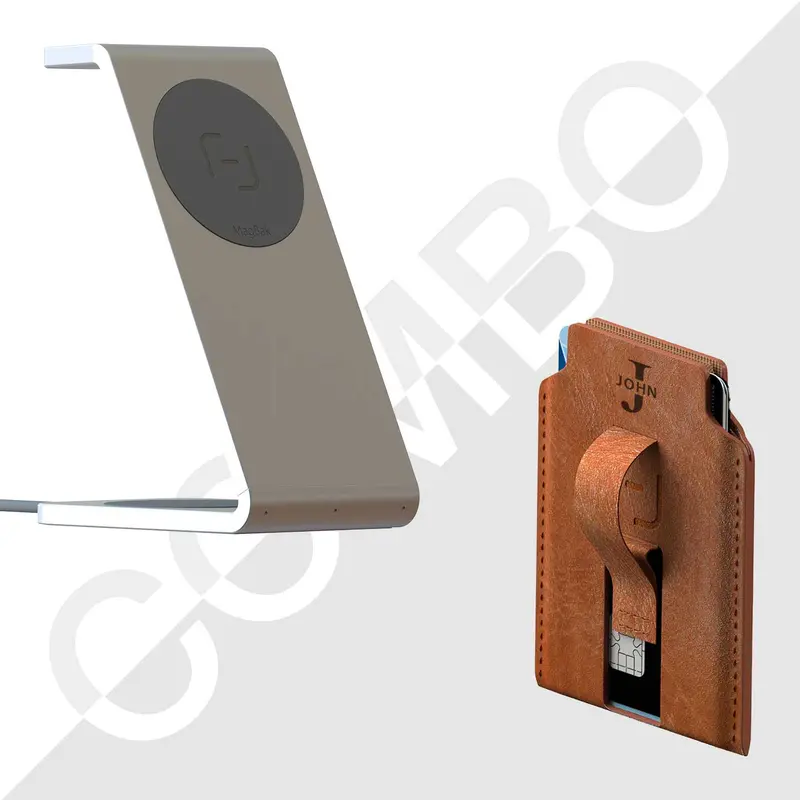Multicharger + Personalized Wallet Combo 3
