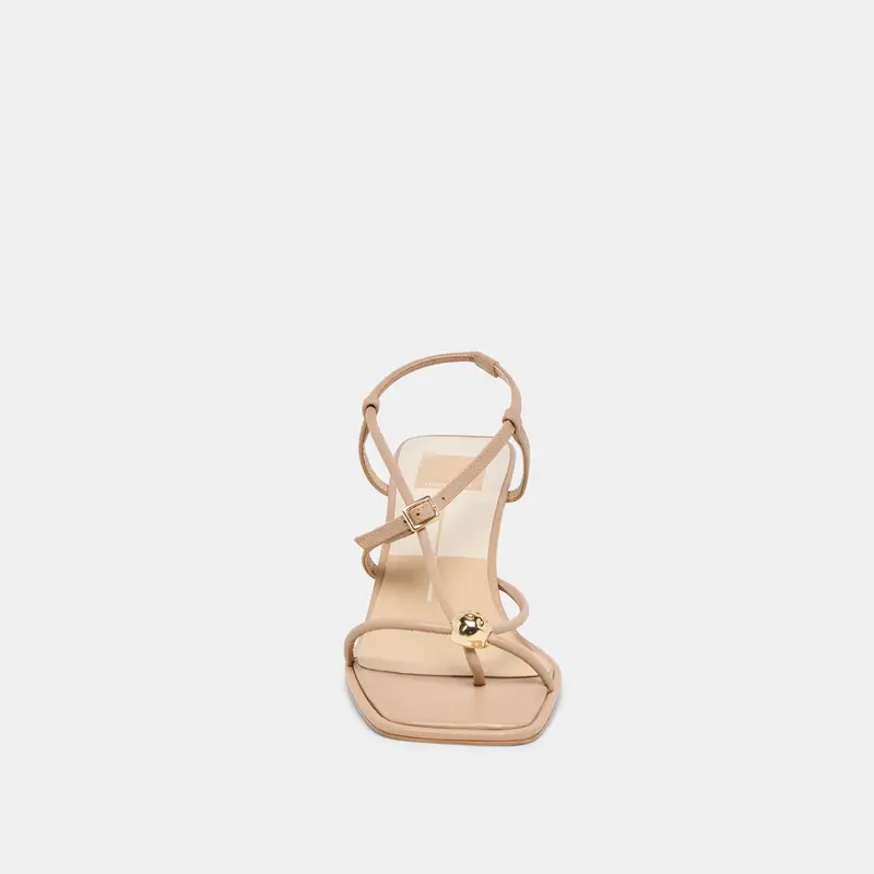 Mylee Wide Heels Light Tan Leather 6