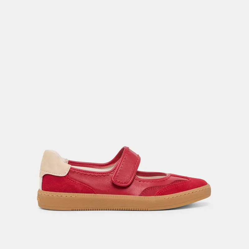 Nanet Sneakers Crimson Leather 1