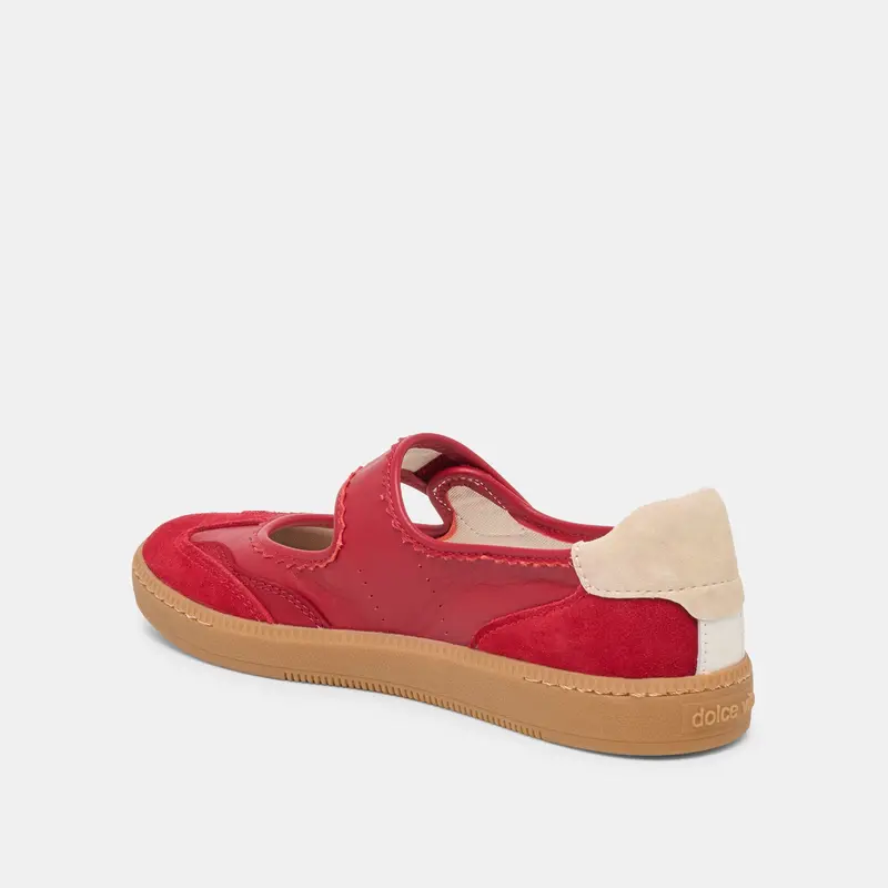 Nanet Sneakers Crimson Leather 6