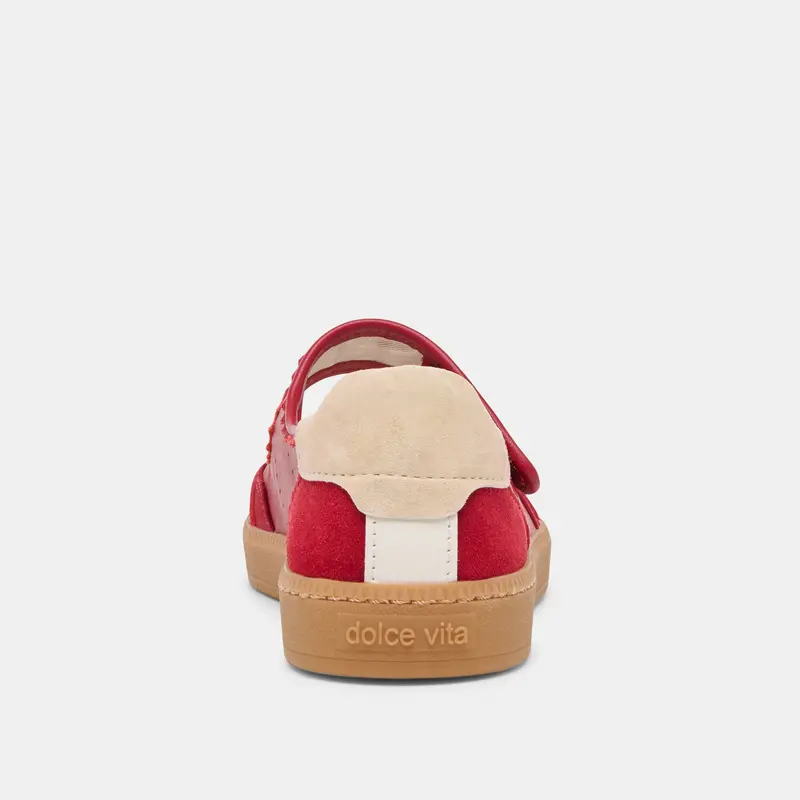 Nanet Sneakers Crimson Leather 8